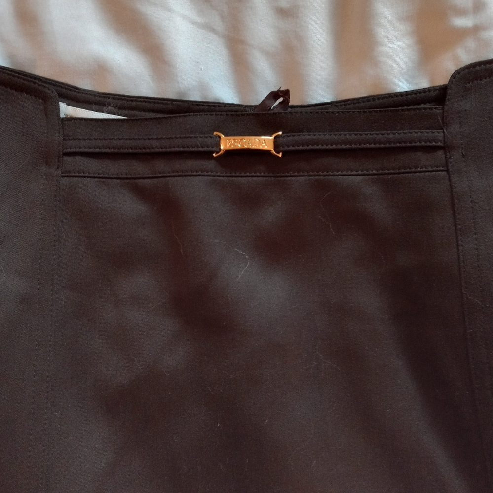 Escada Black A-Line Skirt
